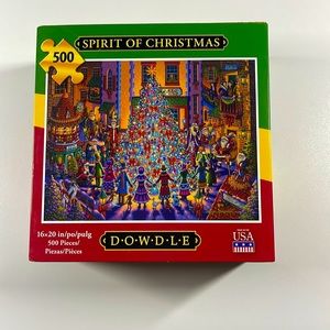 Dowdle Puzzle “ Spirit of Christmas” 500 Pieces